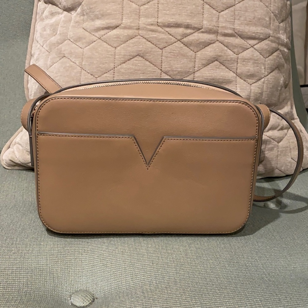 Vince Tan Leather Crossbody